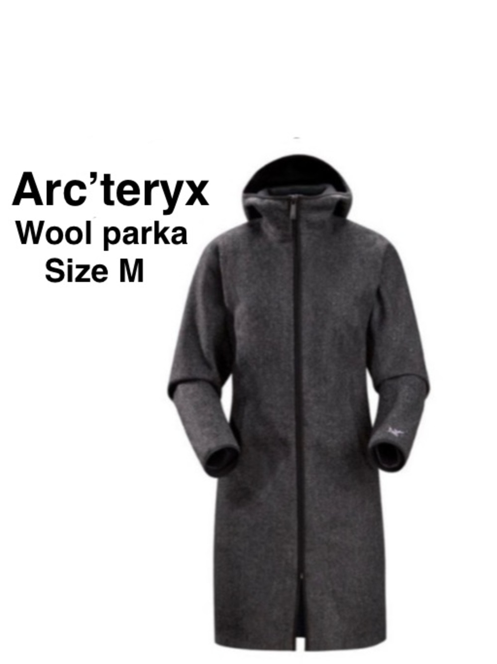 Arc'teryx LANEA LONG COAT WOMEN'S size M COLOUR:CarbonCopy⭐️⭐️⭐️⭐️⭐️
